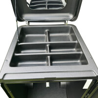 Große, mobile Sattelbox, schwarz