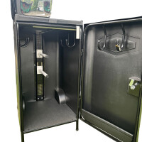 Große, mobile Sattelbox, schwarz