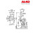 AL-KO Automatik Stützrad  200x50