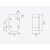 LED Positionsleuchte vorne, weiss 6x4 cm