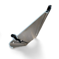 Luftklappe Aluminium - kompl.
