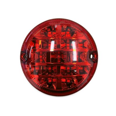 Runde LED Rückleuchte - rot, Nebelschlusslicht