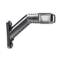 LED Positionsleuchte Gummi 2x45°, Rechts
